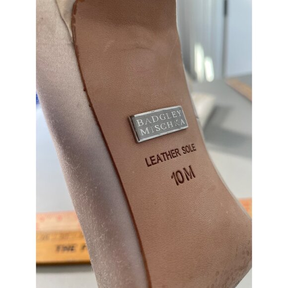 Badgley Mischka Vision II Pump Size 10 Slip On Pointed Toe Stiletto Heel Elegant - Picture 5 of 12